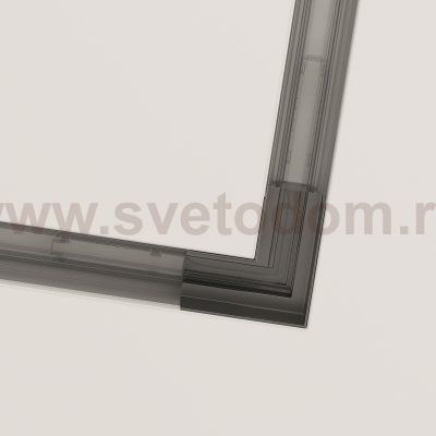 Угловой коннектор для встраиваемого магнитного шинопровода Maytoni TRA004CL-22B Accessories for tracks