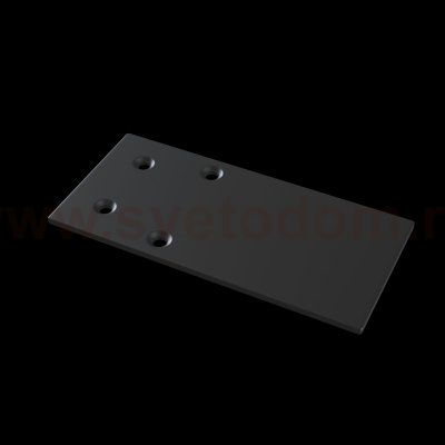 Заглушка для накладного магнитного шинопровода Maytoni TRA004EC-21B Accessories for tracks