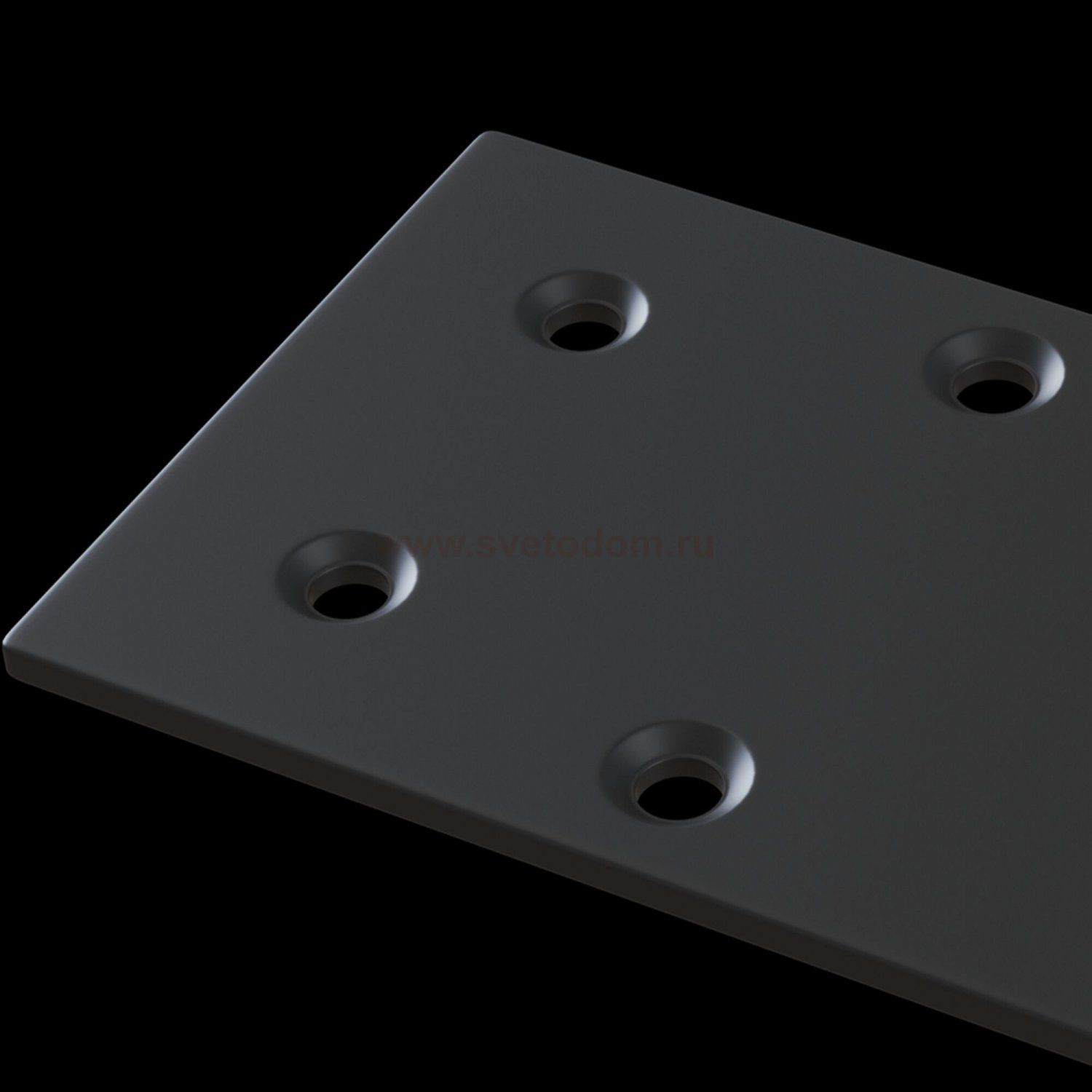 Заглушка для накладного магнитного шинопровода Maytoni TRA004EC-21B Accessories for tracks