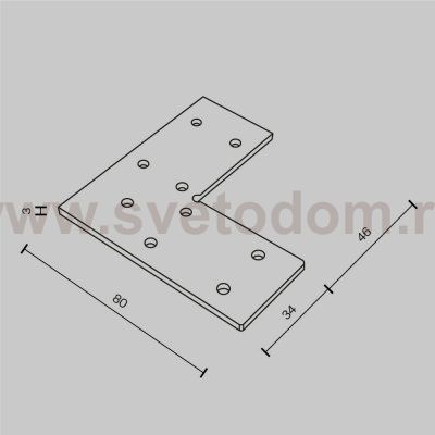 Комплектующие для трековой системы Maytoni TRA010CL-21 Accessories for tracks Gravity