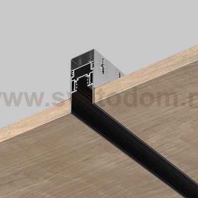 Комплектующие для накладной трековой системы Maytoni TRA010HCB Accessories for tracks Gravity