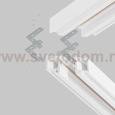 Комплектующие для встраиваемой трековой системы Maytoni TRA034D-CL-42S Accessories for tracks Exility