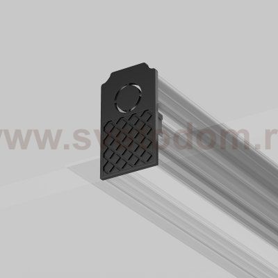 Заглушки к встраиваемому шинопроводу Maytoni серия Exility 2 шт. черный TRA034EC-42B