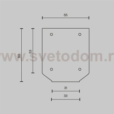 Комплектующие для профиля Technical TRA034MPEC-21S(N)