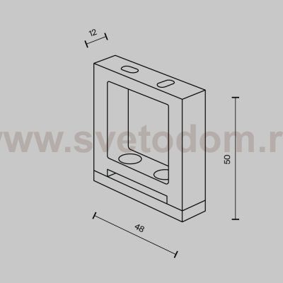 Комплектующие для текстильной подвесной системы Technical TRA130BS-B-1