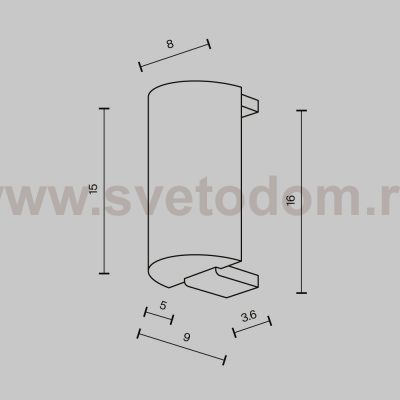 Комплектующие для трековой системы Technical TRA154EC-B