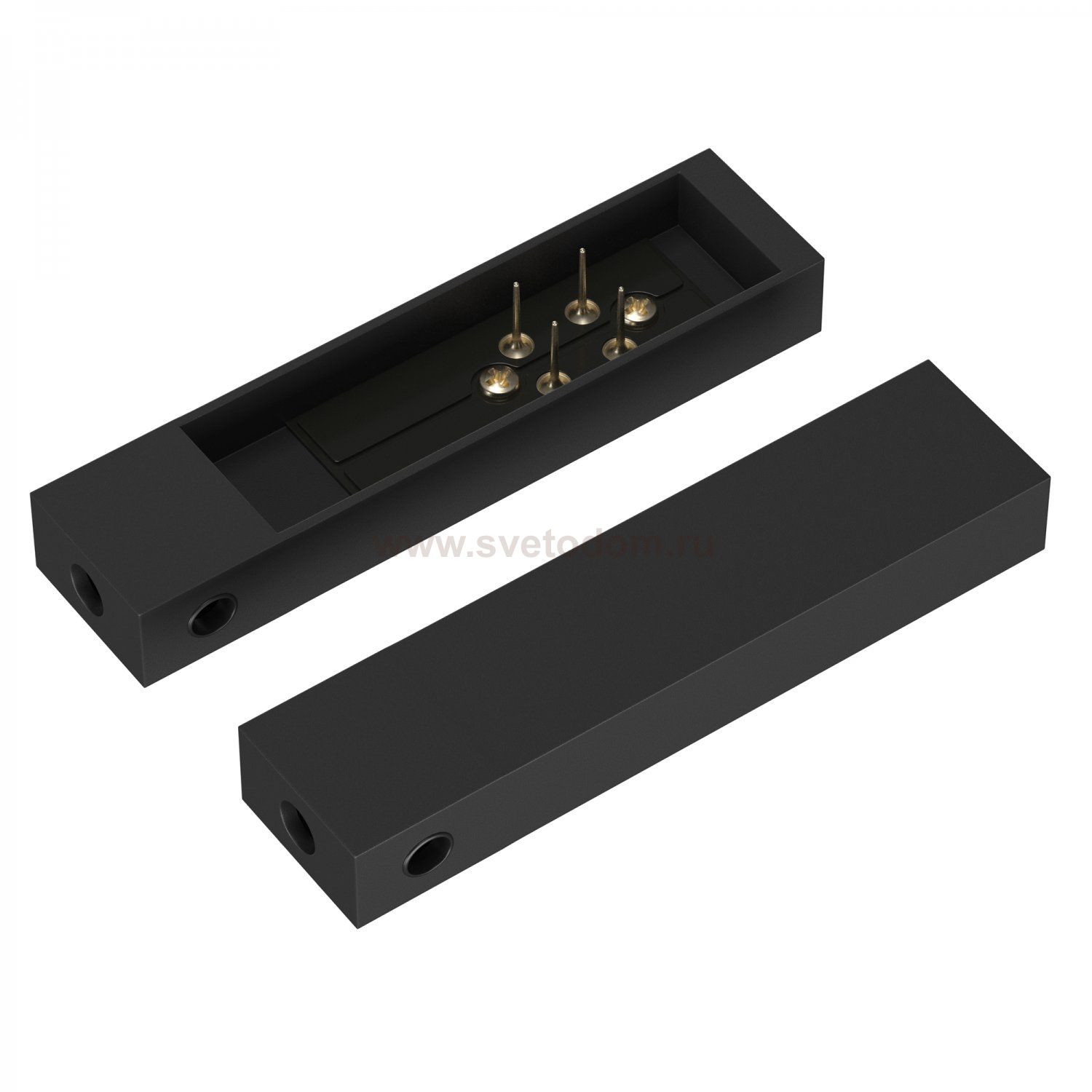 Комплектующие для трековой системы Maytoni TRA160C-B Accessories for tracks Elasity