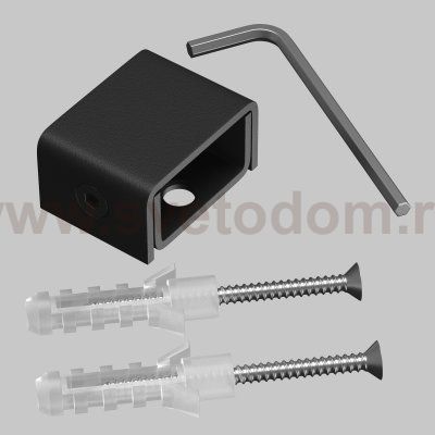 Комплектующие для трековой системы Maytoni TRA160H-B Accessories for tracks Elasity