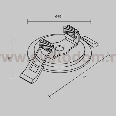 Комплектующие для трековой системы Technical TRA233RCB-B