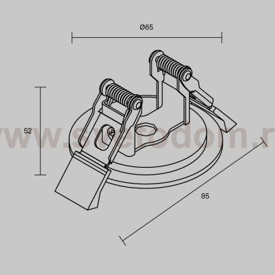 Комплектующие для трековой системы Technical TRA234RCB-B