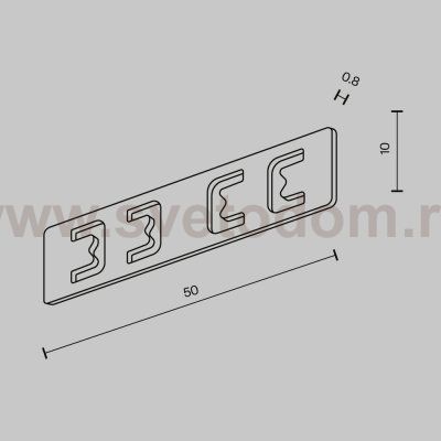 Комплектующие для трековой системы Technical TRA239C-21B