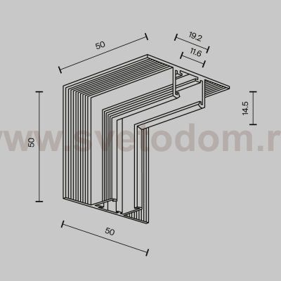 Комплектующие для трековой системы Technical TRA239ICL-42.12B