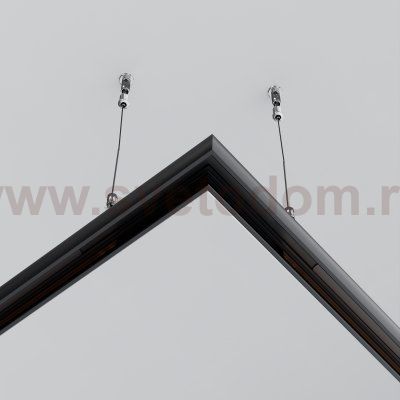 Комплектующие для трековой системы Maytoni TRAM034CL-R-41B Accessories for tracks Exility