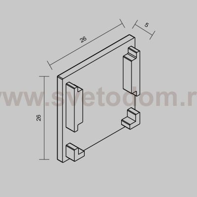 Комплектующие для трековой системы Technical TRAMN034EC-41W