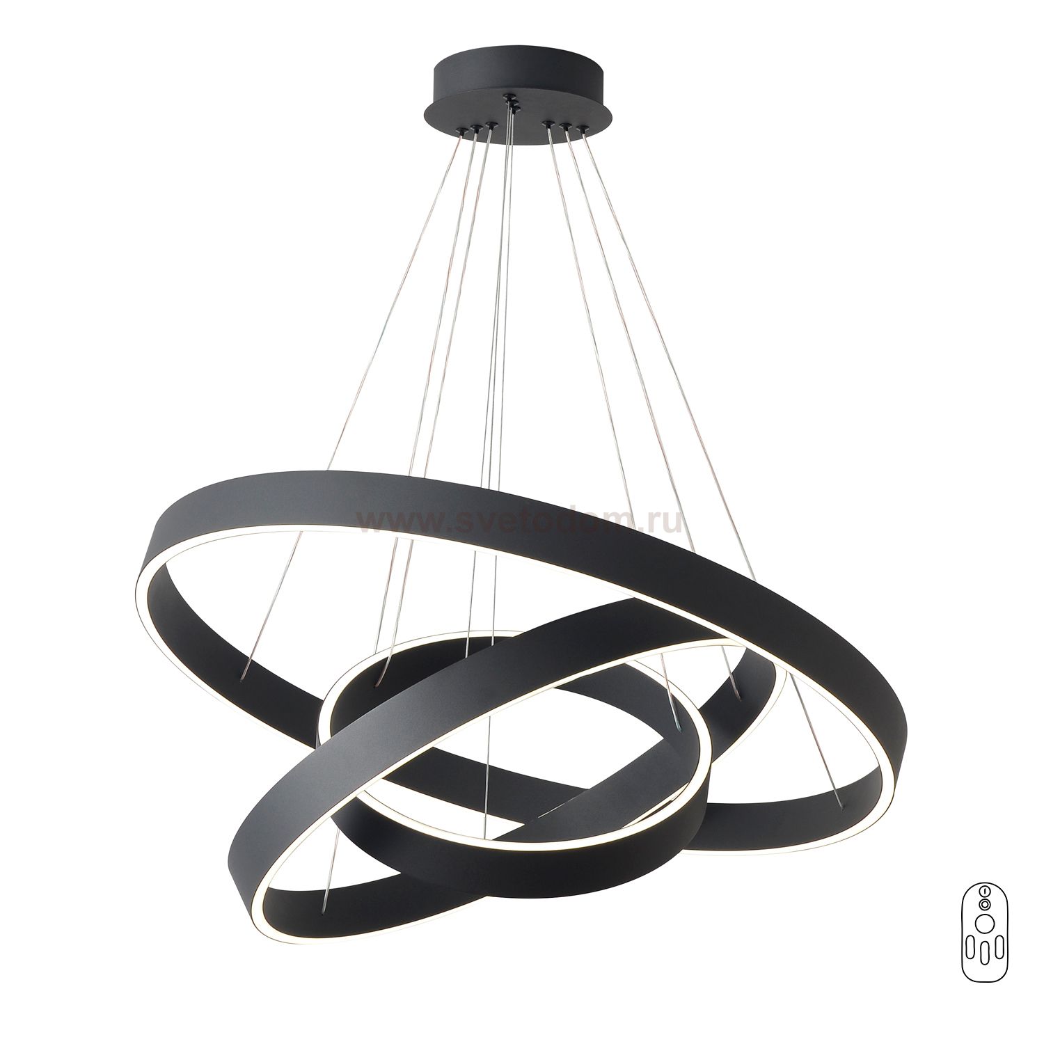 Люстра Crystal Lux TRON SP158W LED BLACK