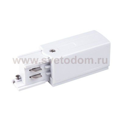 Аксессуар Elektrostandard TRP-1-3-L-WH / Ввод питания левый для трехфазного шинопровода (белый)