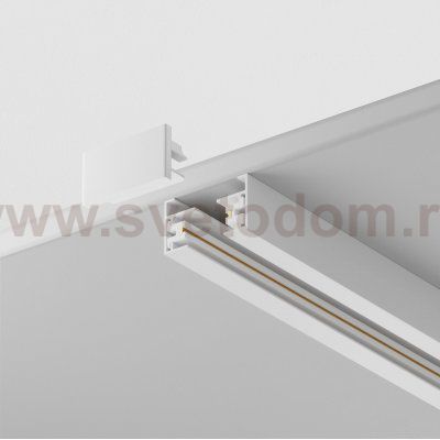 Трек шинопровода белый 1м Maytoni TRX001-111W