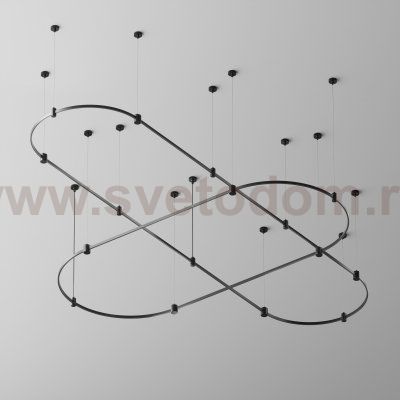 Шинопровод накладной/подвесной Maytoni TRX154-SR-D650-B Busbar trunkings Flarity