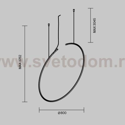 Шинопровод Technical TRX233-RV-D800-B