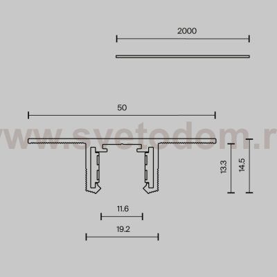 Шинопровод Technical TRX239-422.12B