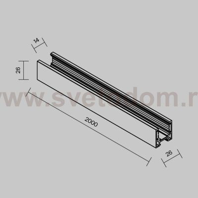 Шинопровод Technical TRXMN034-412W