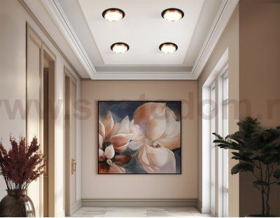 TU5020 BK/GD черный/золото IP20 GX70 D150*45