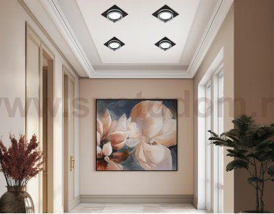 TU5230 BK черный IP20 GX70 D150*150*52