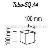 Настенный светильник Tubo10 SQ A4 10