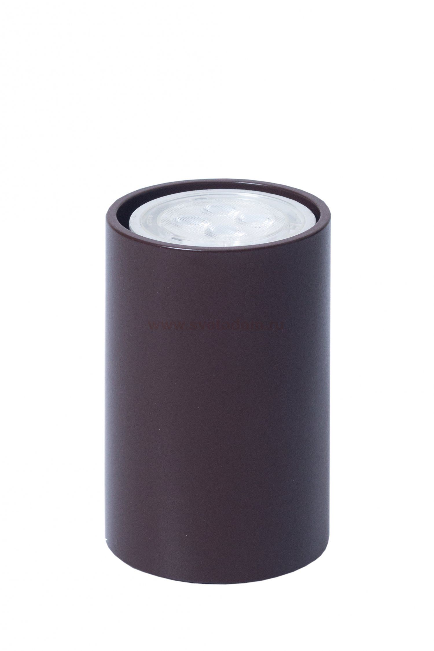 Светильник накладной Tubo6 P1 15, металл коричневый, H95мм/D60мм, 1 x GU10