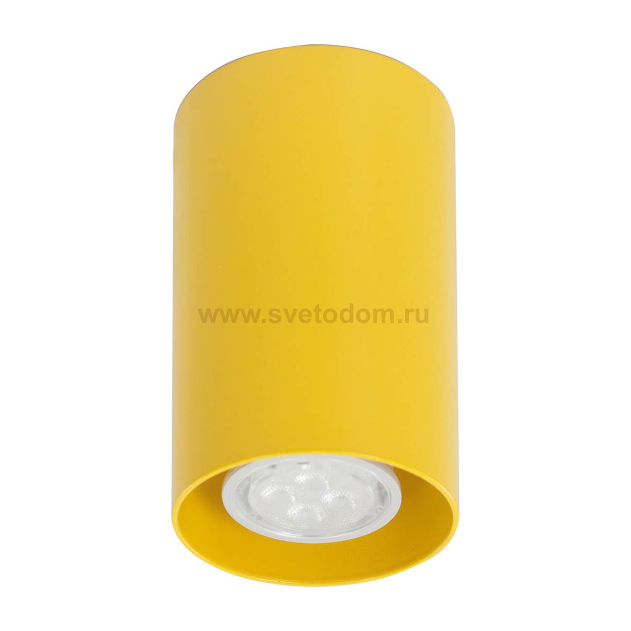 Светильник накладной Tubo6 P1 16, металл желтый, H95мм/D60мм, 1 x GU10