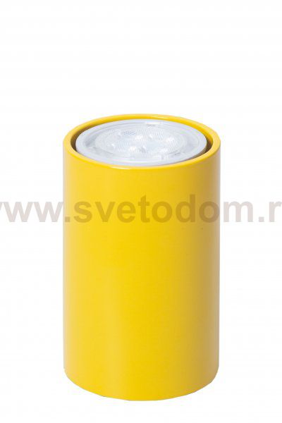 Светильник накладной Tubo6 P1 16, металл желтый, H95мм/D60мм, 1 x GU10