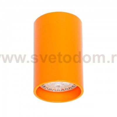 Светильник накладной Tubo6 P1 17, металл оранжевый, H95мм/D60мм, 1 x GU10