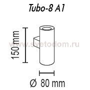 Настенный светильник Tubo8 A1 10