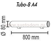 Настенный светильник Tubo8 A4 10