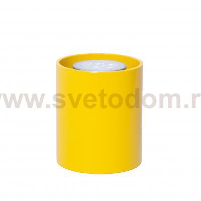 Светильник накладной Tubo8 P1 16, металл желтый,H 95мм D 80мм,GU10 MR16 50w