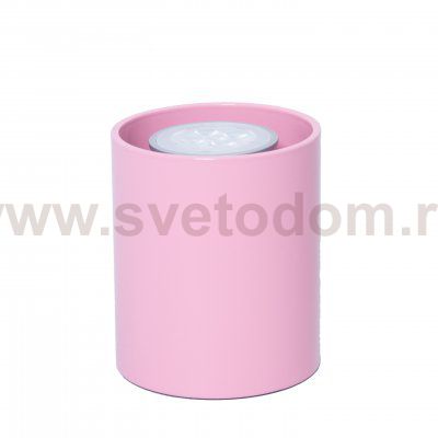Потолочный светильник Tubo8 P1 27,Металл,светло-розовый,D8/H9.5,1xGU10/50W