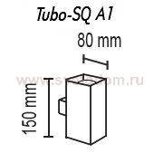 Настенный светильник Tubo8 SQ A1 10