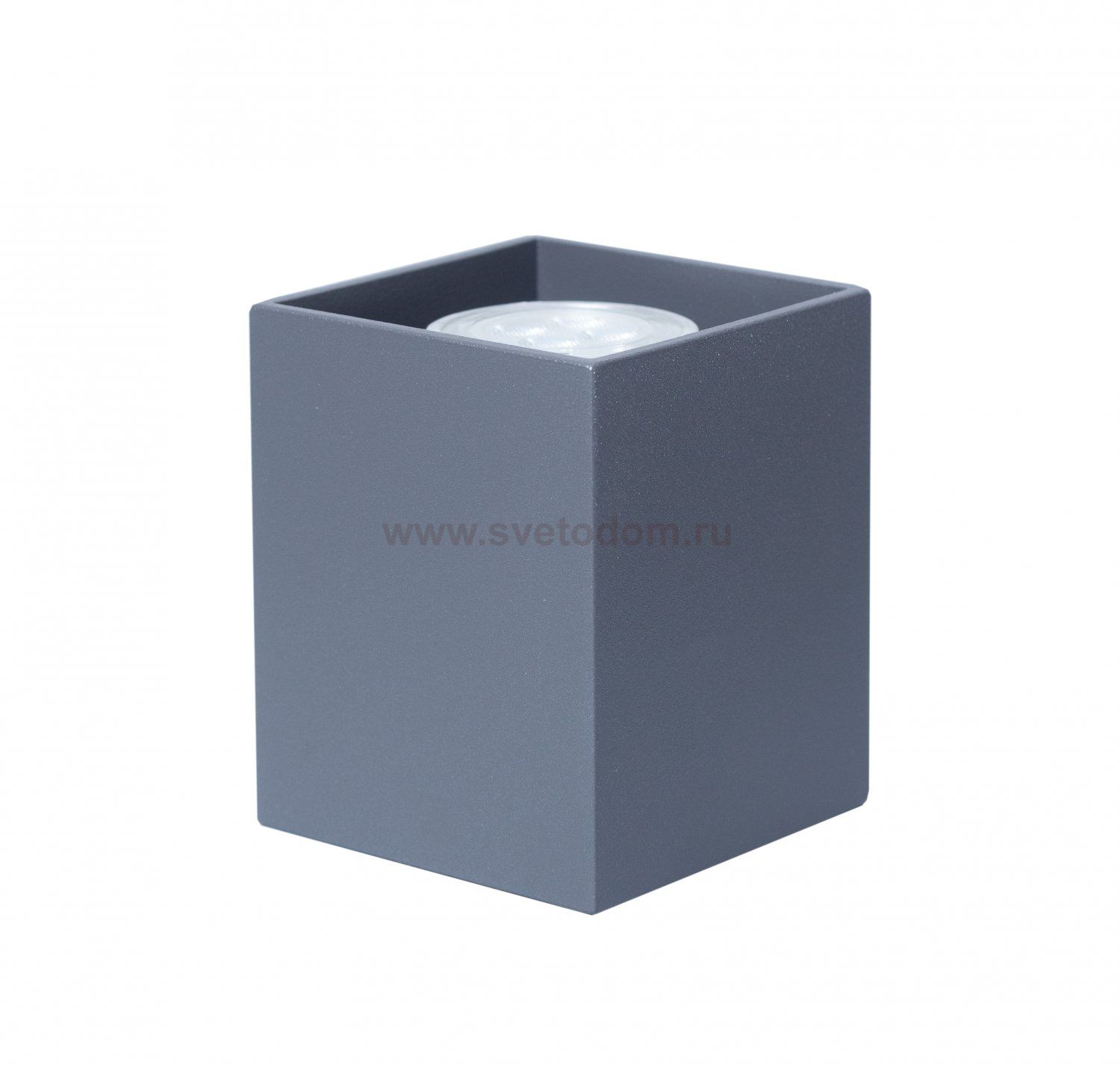 Светильник накладной Tubo8 SQ P1 11, металл серый, H95мм/L80мм, 1 x GU10/50w