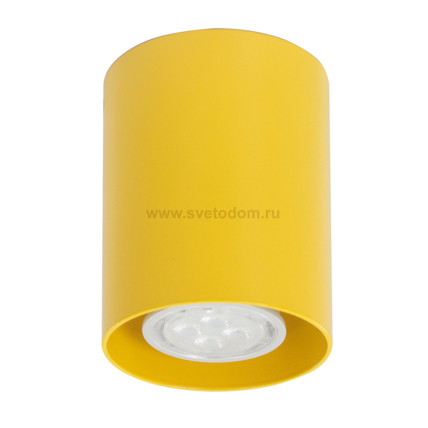 Светильник накладной Tubo8 P1 16, металл желтый,H 95мм D 80мм,GU10 MR16 50w