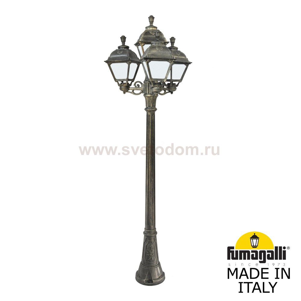 Садово-парковый фонарь FUMAGALLI ARTU BISSO/CEFA 3L U23.158.S30.BYF1R