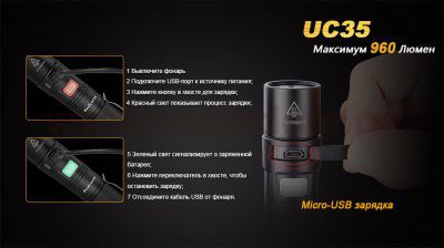 Фонарь Fenix UC35 XM-L2 U2