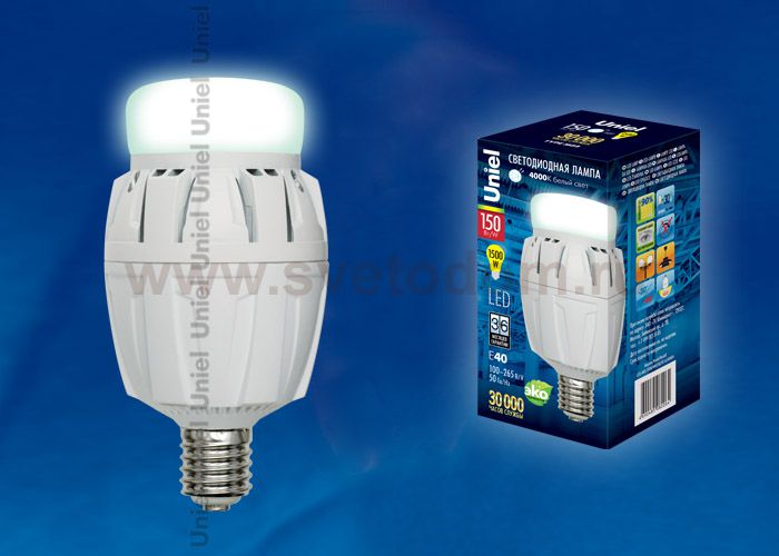 Лампа светодиодная Uniel LED-M88-150W/NW/E40/FR ALV01WH