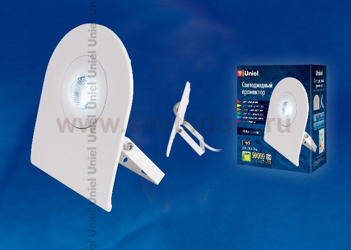 Прожектор светодиодный Uniel ULF-F10-30W/NW IP65 180-240В WHITE