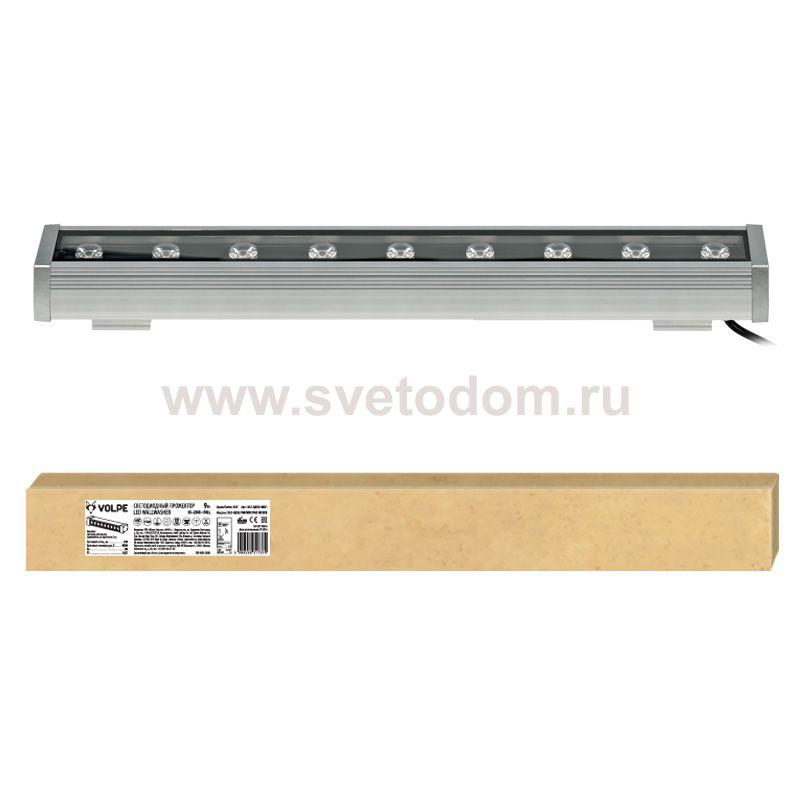 Прожектор светодиодный линейный Volpe ULF-Q552 9W/NW IP65 SILVER