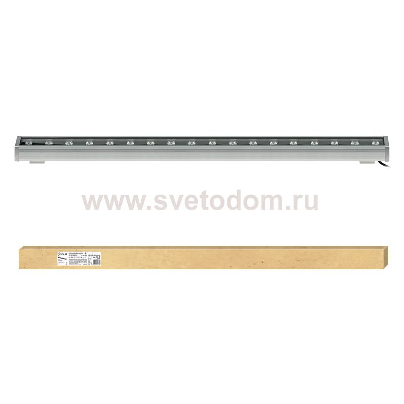 Прожектор светодиодный линейный Volpe ULF-Q552 18W/WW IP65 SILVER
