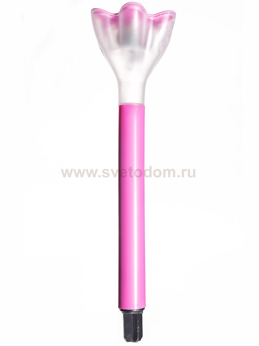 Садовый светильник на солнечной батарее Uniel USL-C-420/PT305 PINK CROCUS