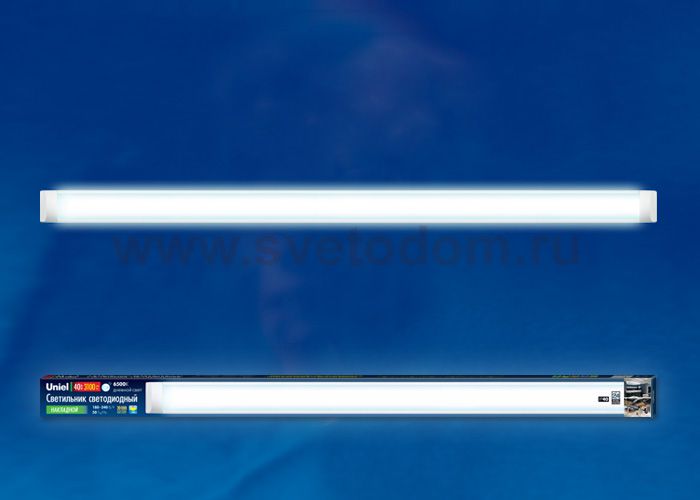 Светильник накладной Uniel ULO-CL120-40W/DW SILVER