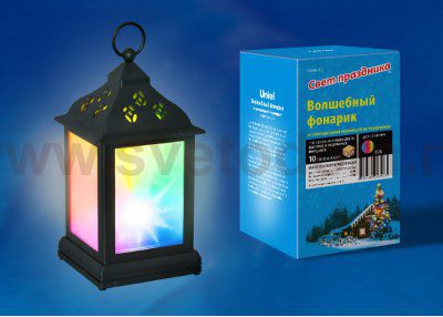 Фонарь Uniel ULD-L1122-010/DTB/RGB/3D BLACK