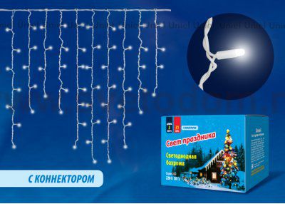 Гирлянда бахрома Uniel ULD-B3010-200/TWK BLUE IP67