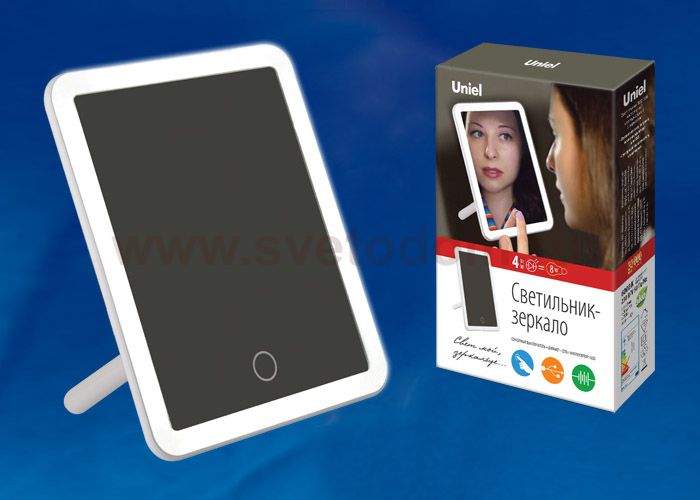 Светодиодный светильник - зеркала с аккумулятором Uniel TLD-591 White/LED/80Lm/6000K/Dimmer